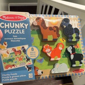 Melissa & Doug Chunky Puzzle - Colorful Pets
